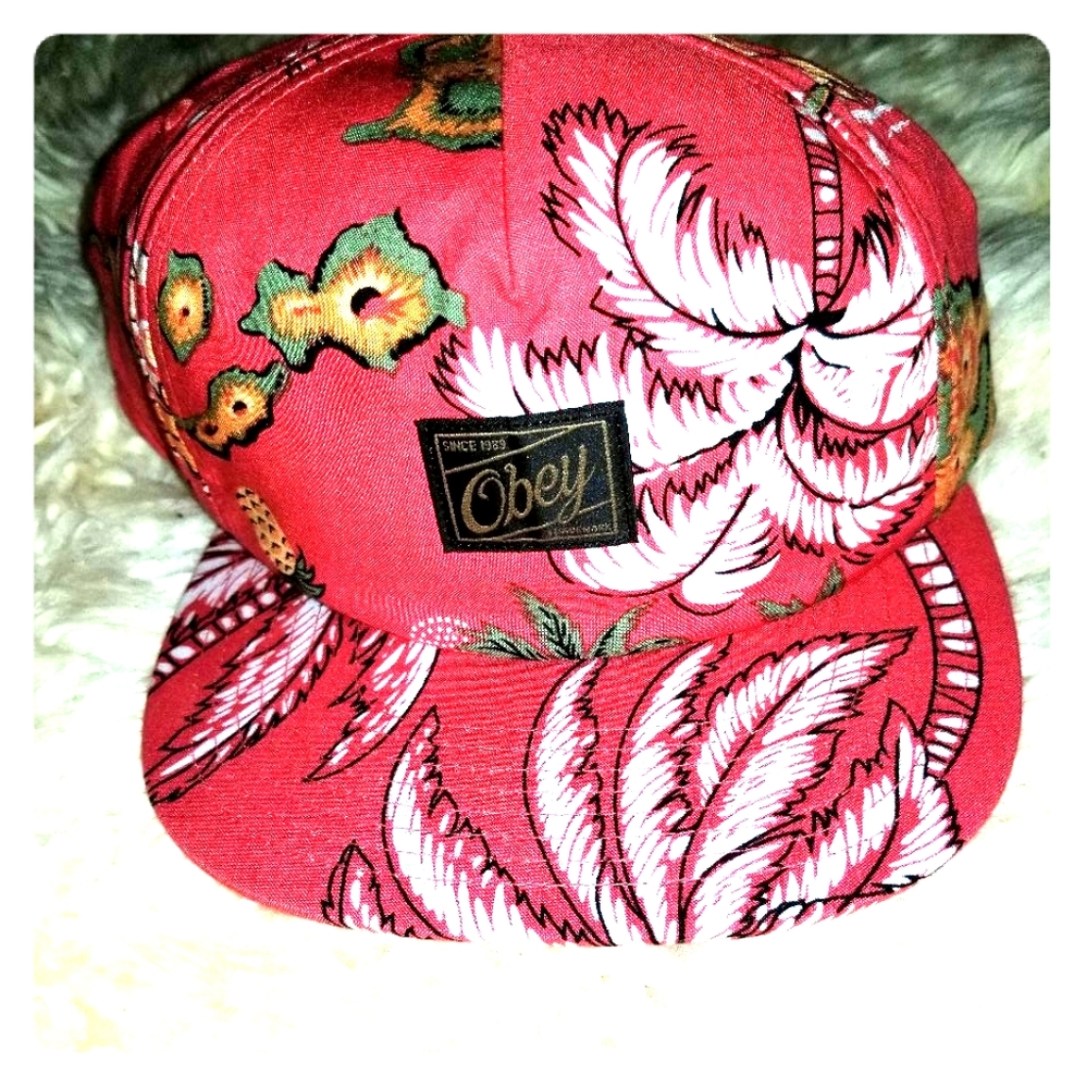 OBEY snap back hat